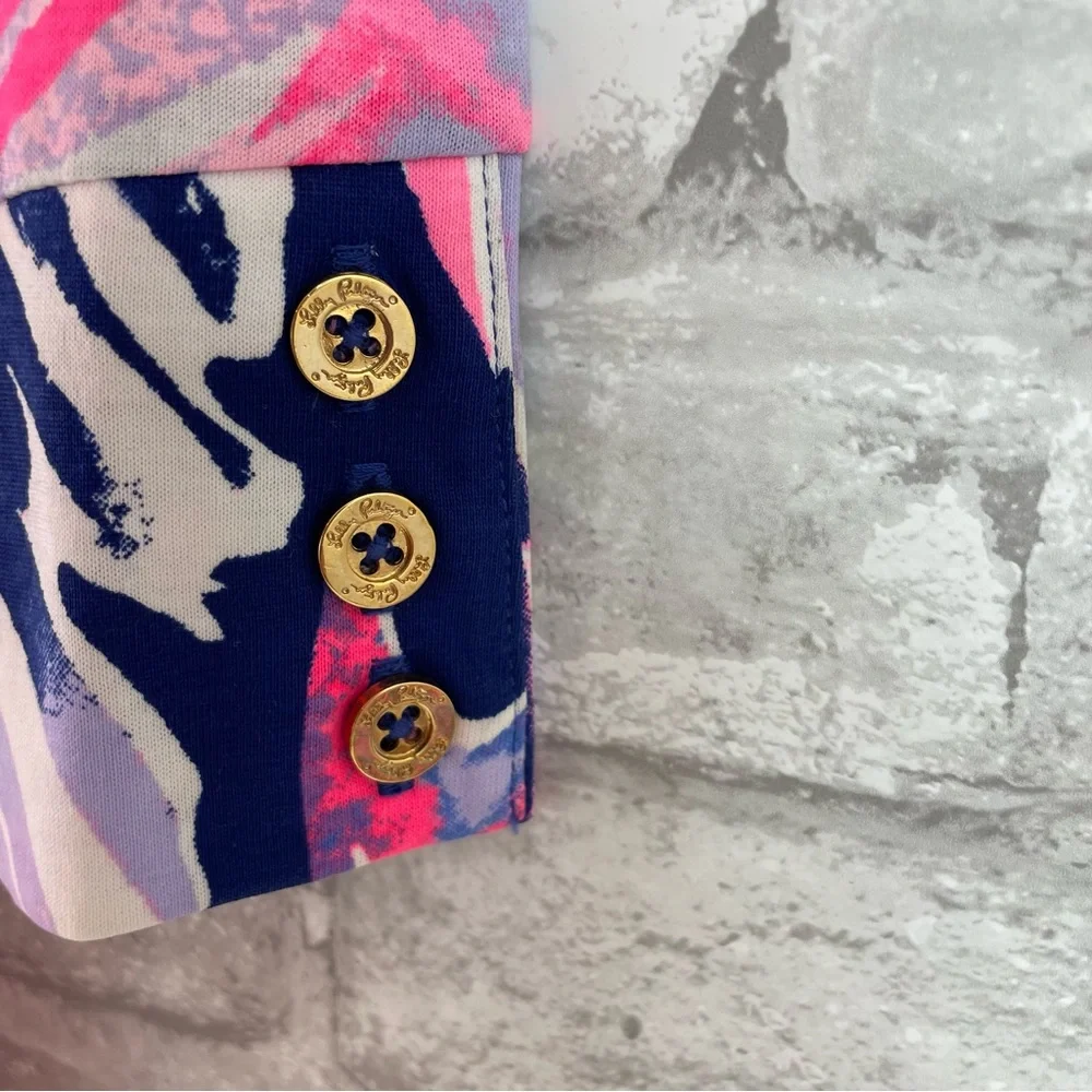 Lilly Pulitzer NWT Merrit Dress True Blue Paradise Point Size XS - Picture 5 of 13